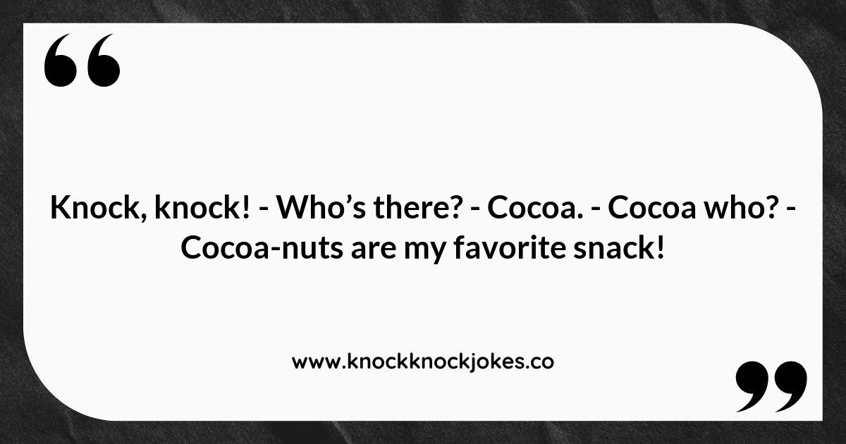 Chocolate Knock Knock Jokes Chocolate Knock Knock Jokes