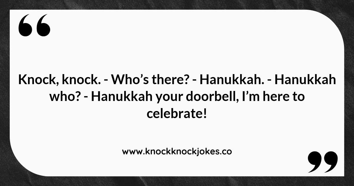 200 Funny Hanukkah Knock-Knock Jokes to Light Up Your Festival Fun ...