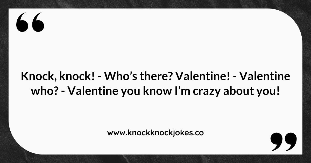 Valentine Knock Knock Jokes for Him Valentine Knock Knock Jokes for Him