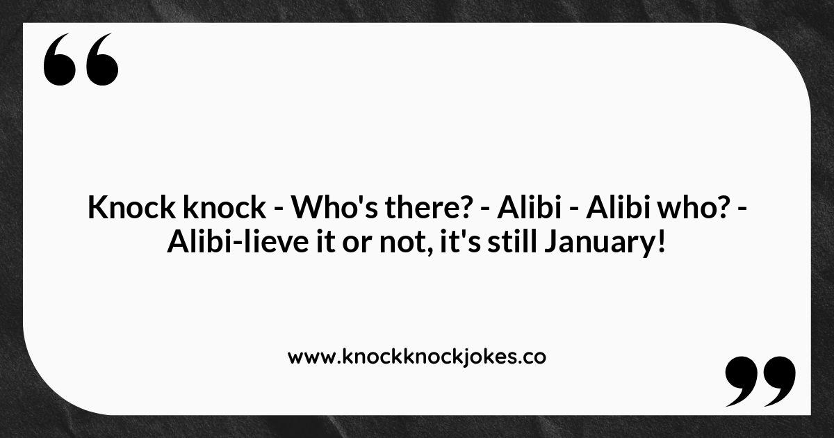 150 Funny January Knock Knock Jokes That Will Kickstart Your Year ...