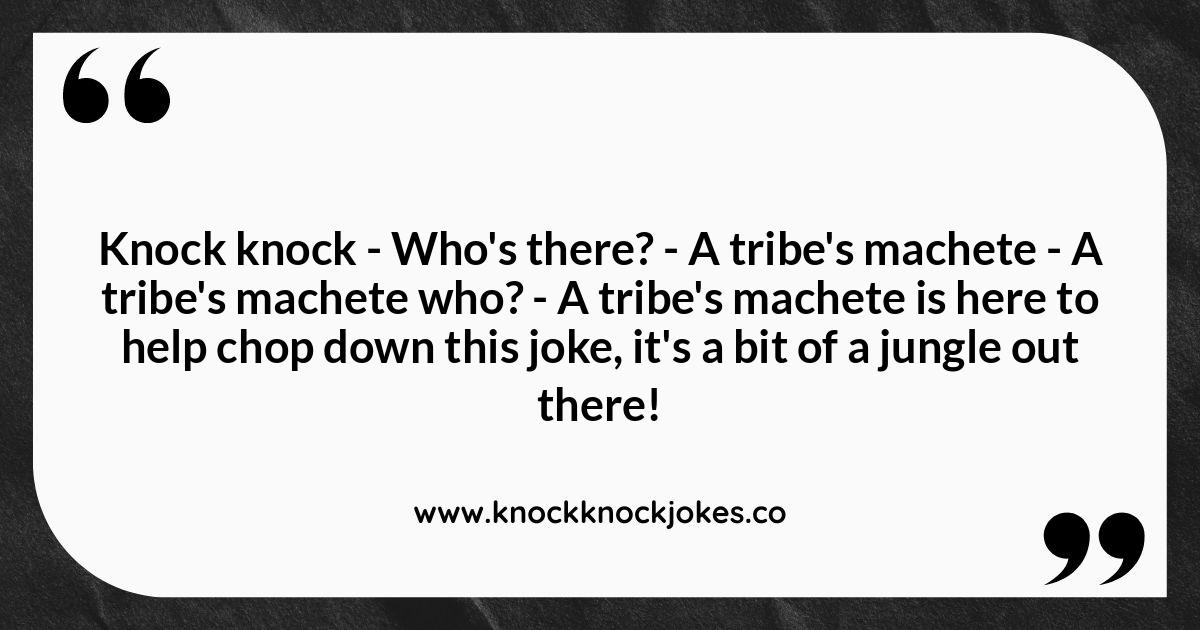 Survival Show Knock-Knock Jokes: Foraging for Funny Survival Show Knock-Knock Jokes: Foraging for Funny