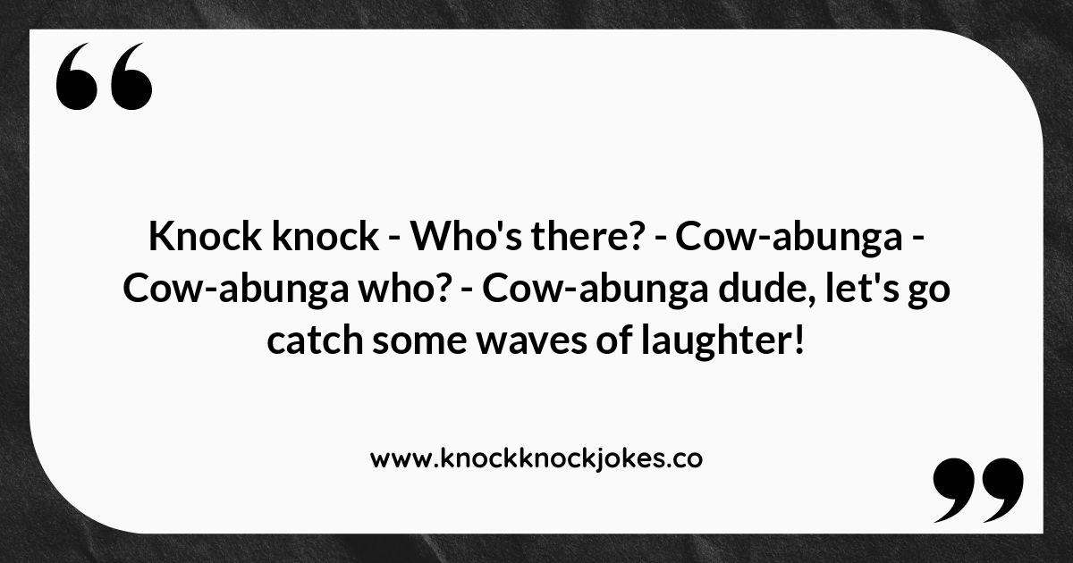 150 Best Funny Cow Knock Knock Jokes That Will Make You Moo-ve With ...